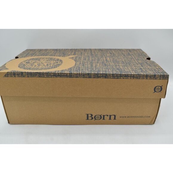 Born Mens Size 8 Maverick Taupe Brown Combo Leather Moc Toe Shoes - Picture 11 of 12